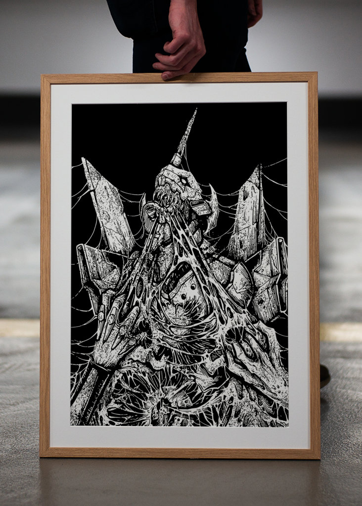 Arte del manga de Evangelion