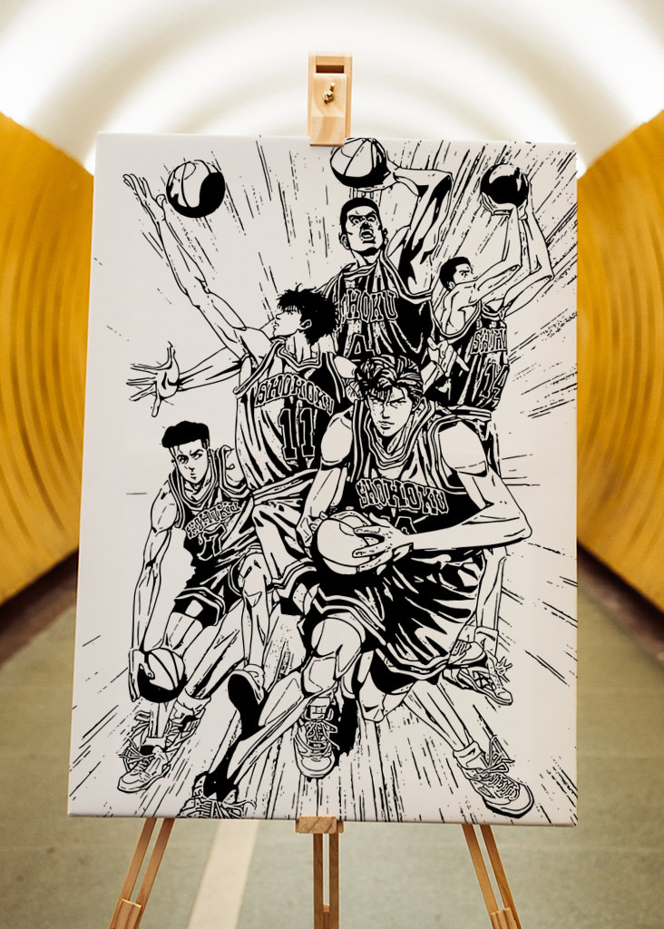 Slam Dunk Manga umění