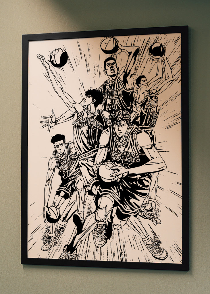 Slam Dunk Manga umění