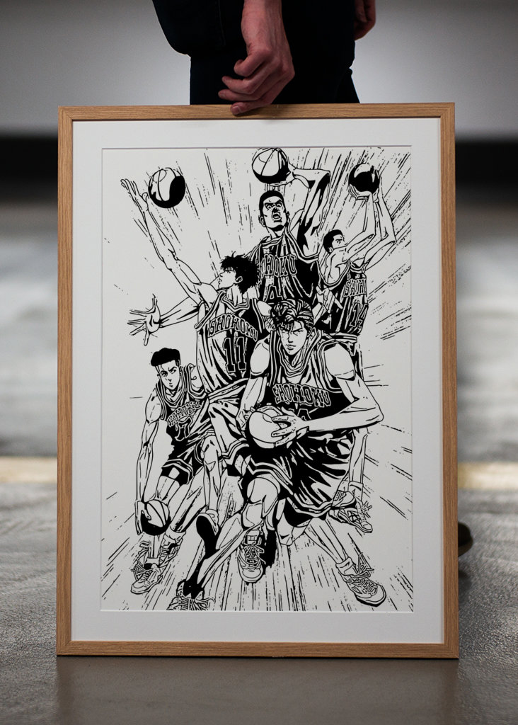 Slam Dunk Manga umění