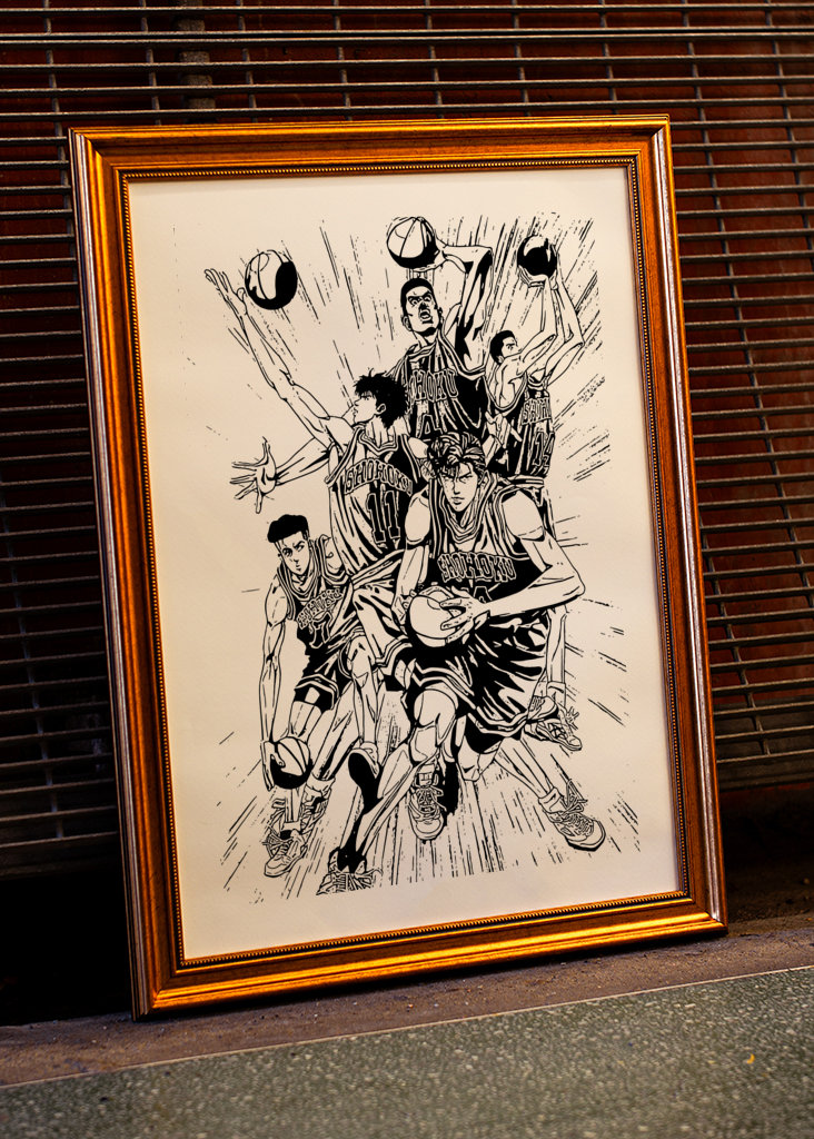 Slam Dunk Manga umění