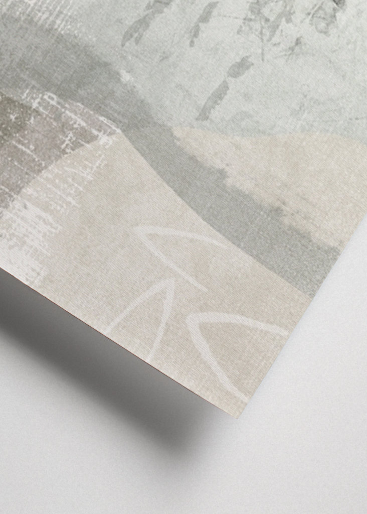 Modern Abstract in Sage Green