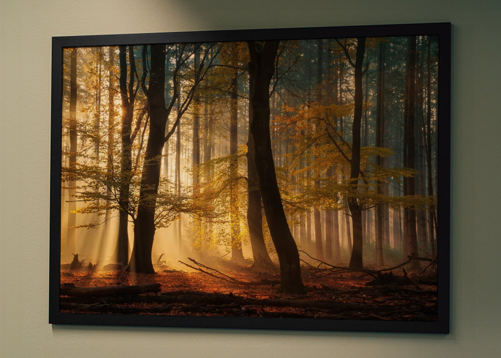 Magical autumn forest