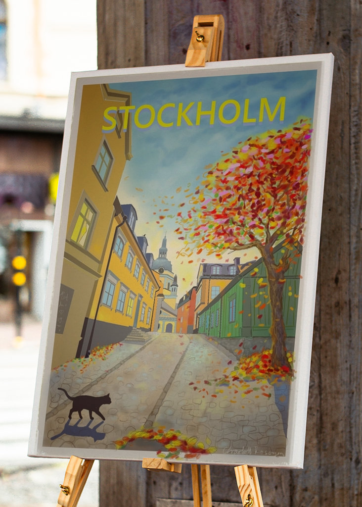 Stockholm Plakat Herbst