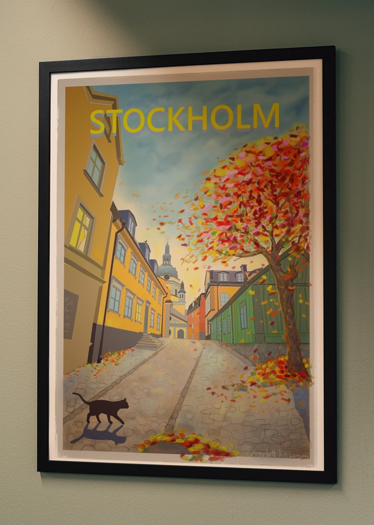 Stockholm Plakat Herbst