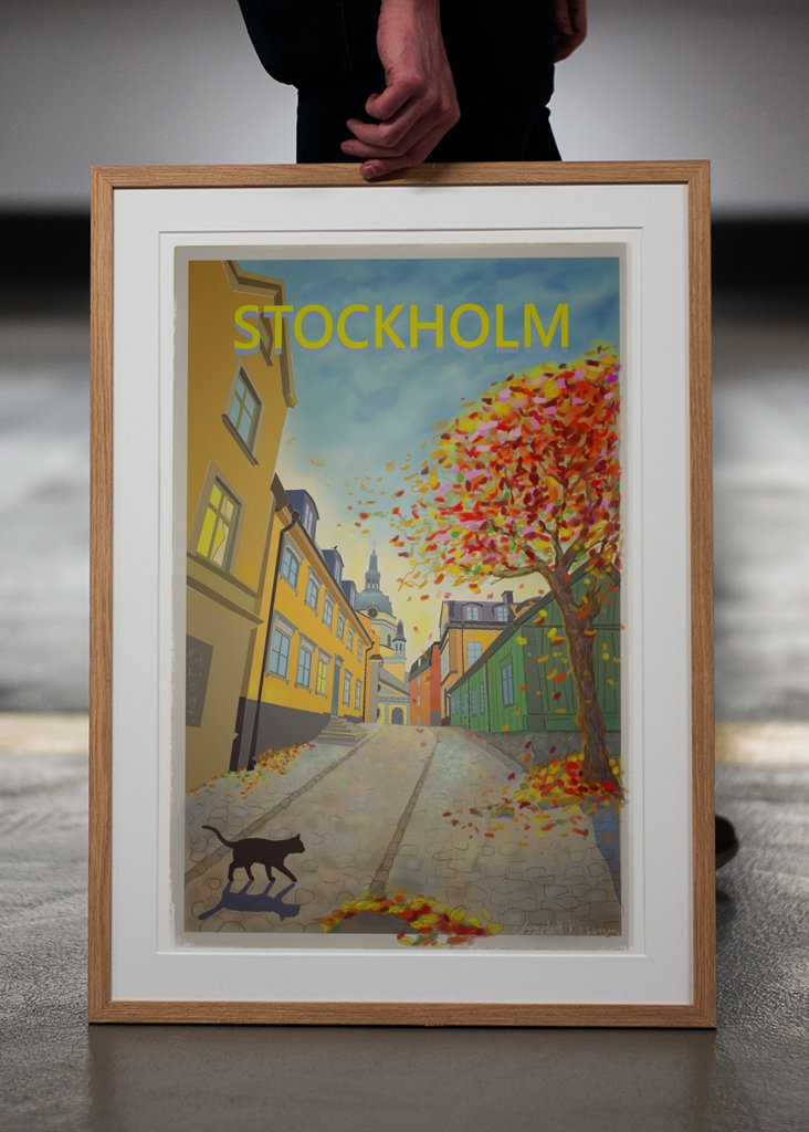 Stockholm Plakat Herbst