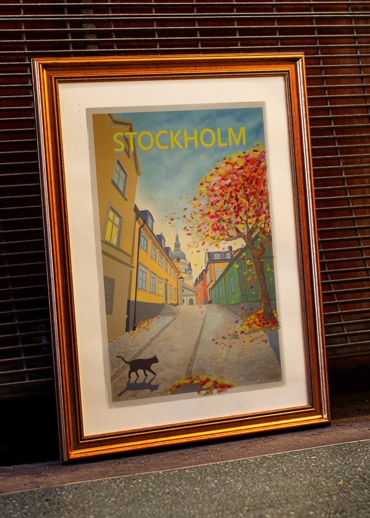Stockholm Plakat Herbst