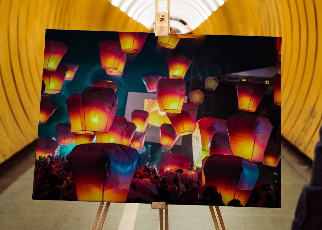 Lanterne Festival i Taiwan