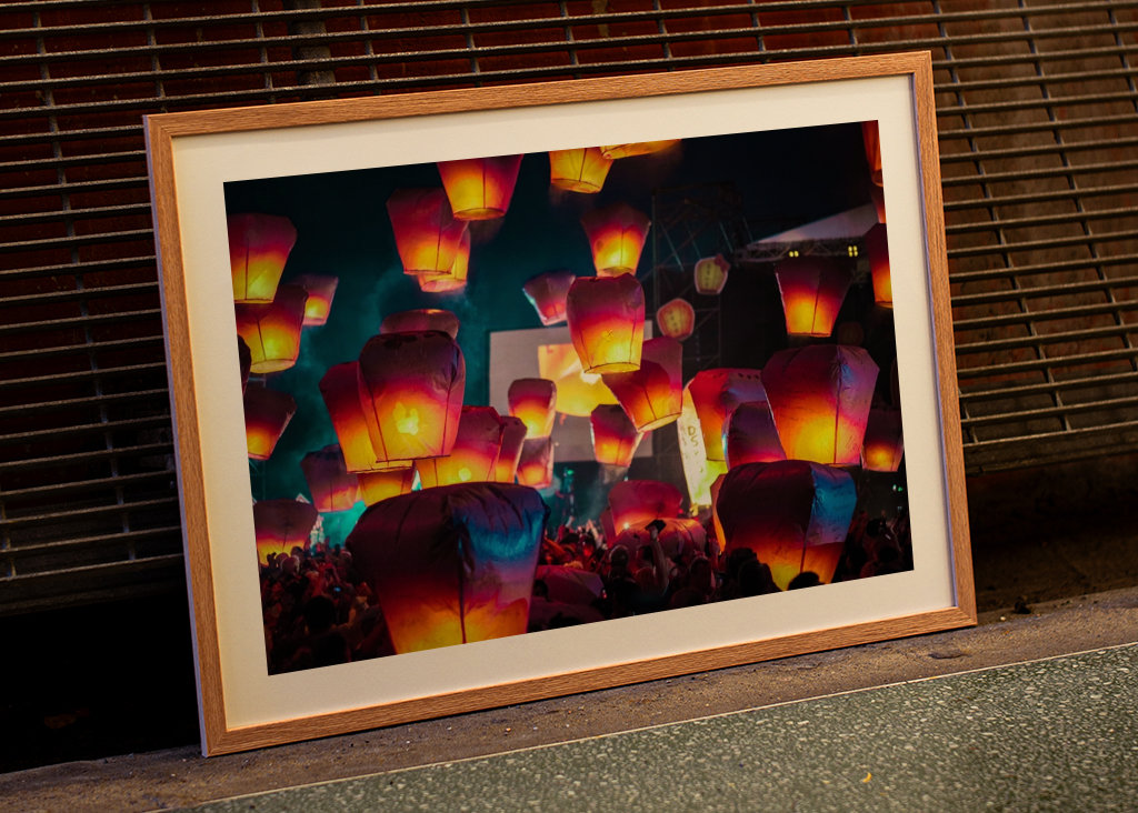 Lanterne Festival i Taiwan