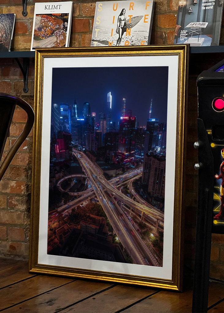 Letecký pohled na Kanton 