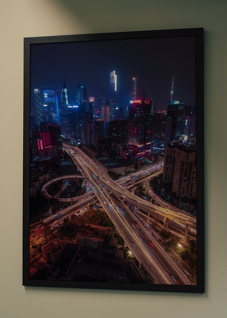 Letecký pohled na Kanton 