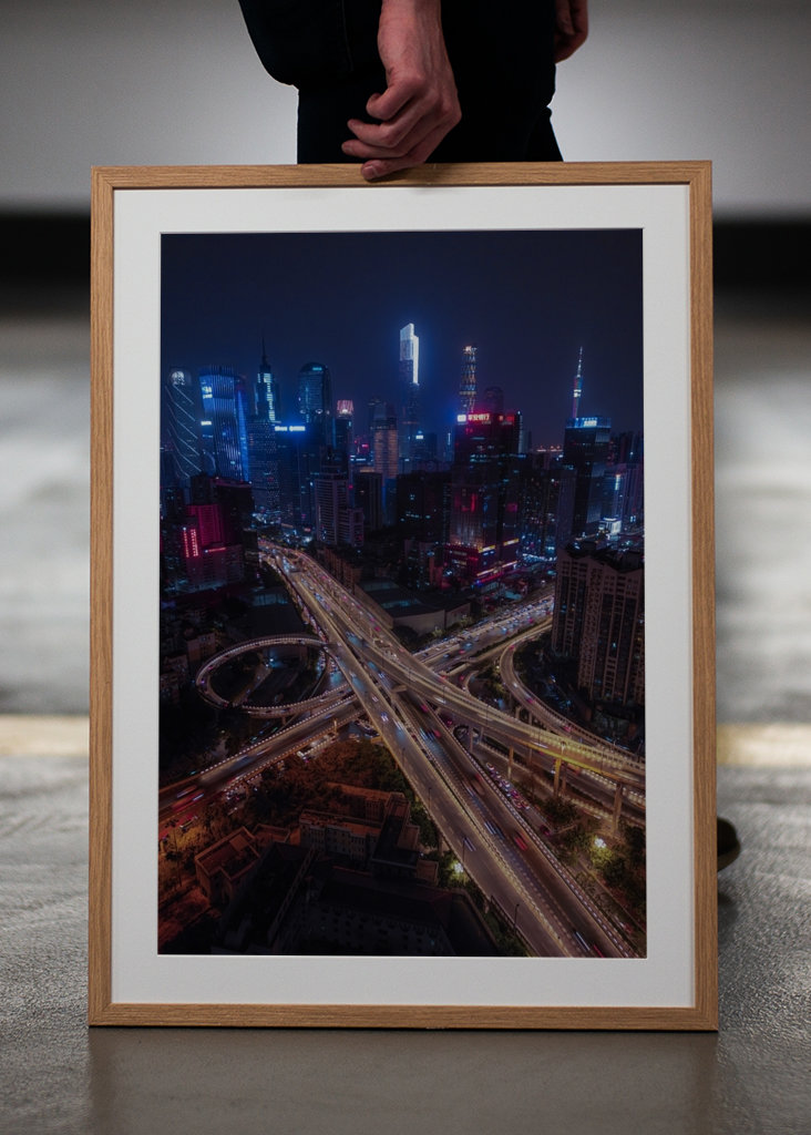 Letecký pohled na Kanton 