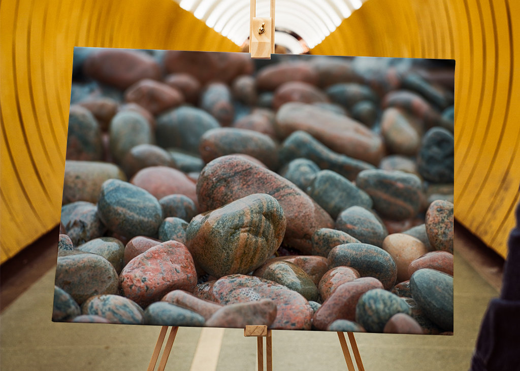 Pebbles on the beach