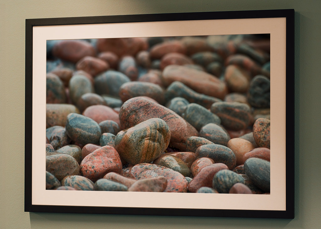 Pebbles on the beach