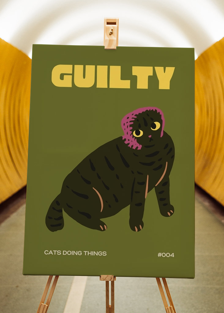Cats Doing Things 'Guilty'