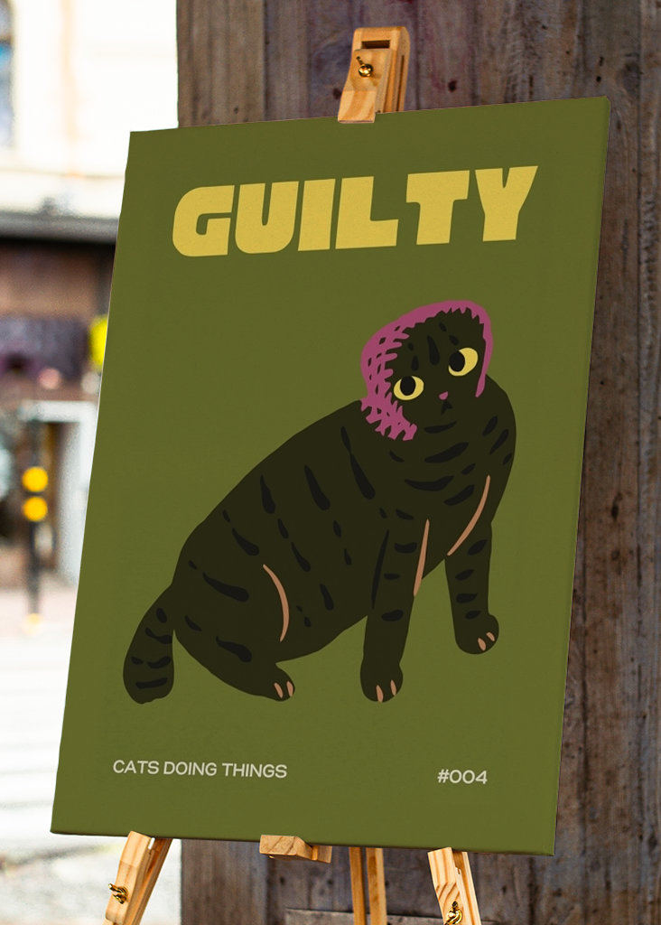 Cats Doing Things 'Guilty'