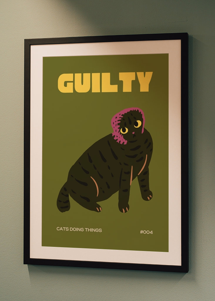 Cats Doing Things 'Guilty'