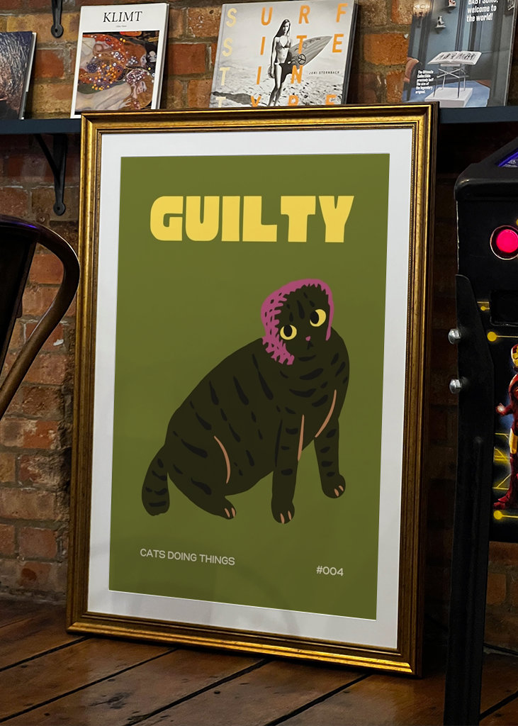 Cats Doing Things 'Guilty'