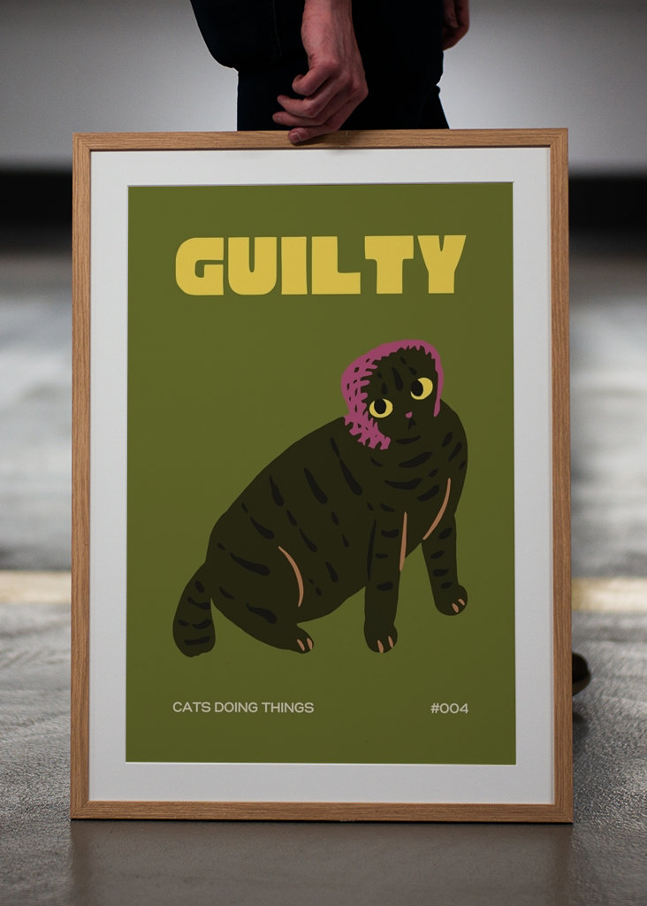 Cats Doing Things 'Guilty'