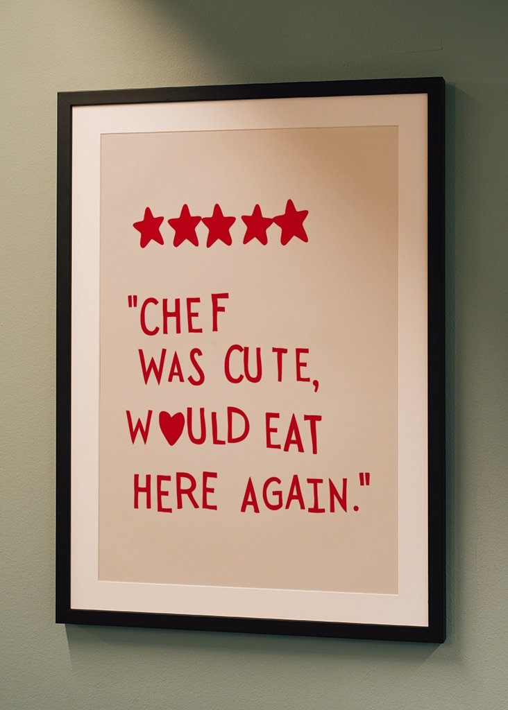 Chef Was Cute, Would Eat Here