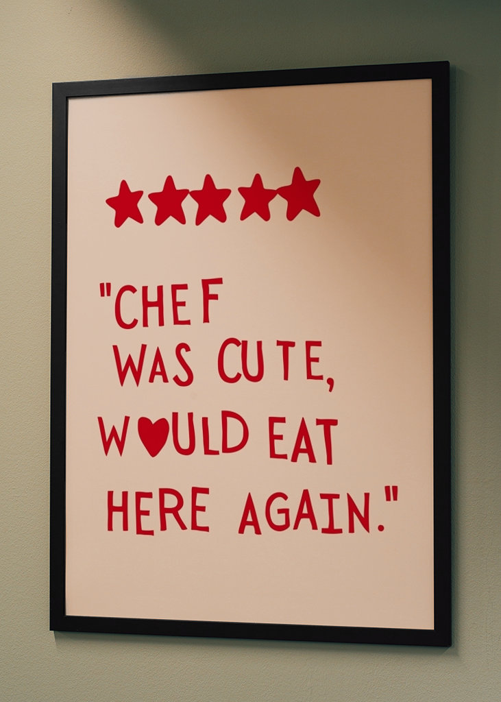 Chef Was Cute, Would Eat Here