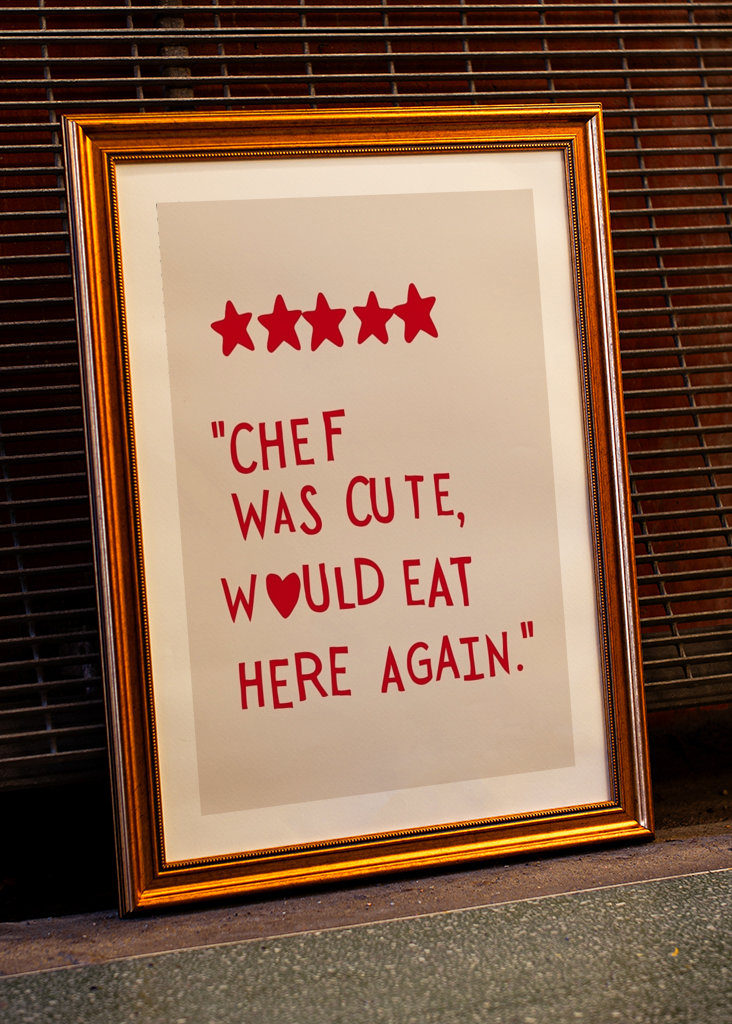 Chef Was Cute, Would Eat Here
