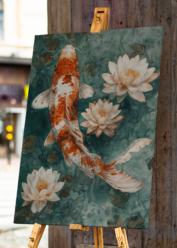 Peaceful Japan Koi Aquatic