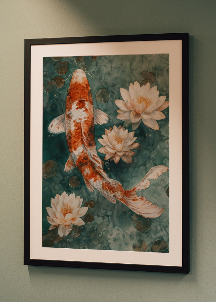 Peaceful Japan Koi Aquatic