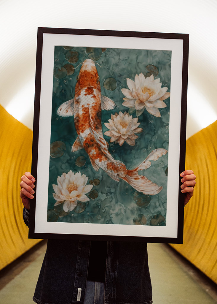 Peaceful Japan Koi Aquatic