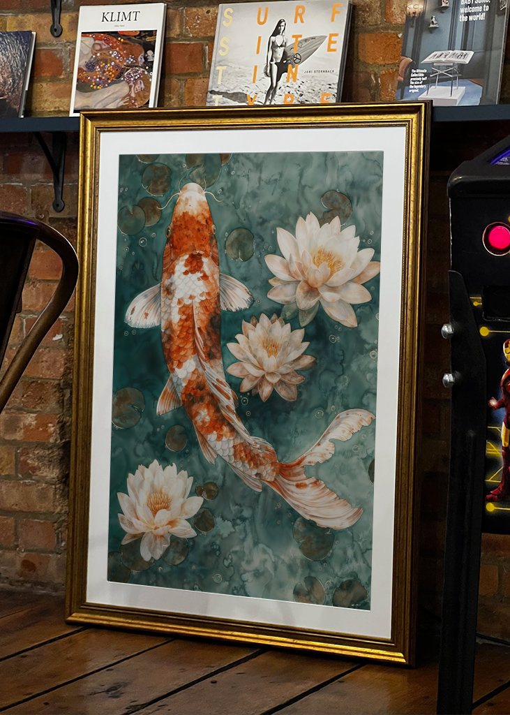 Peaceful Japan Koi Aquatic