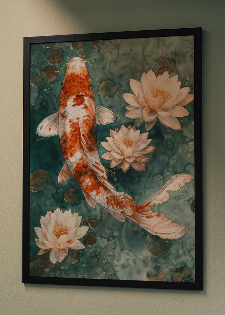 Peaceful Japan Koi Aquatic