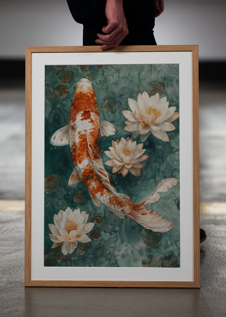 Peaceful Japan Koi Aquatic