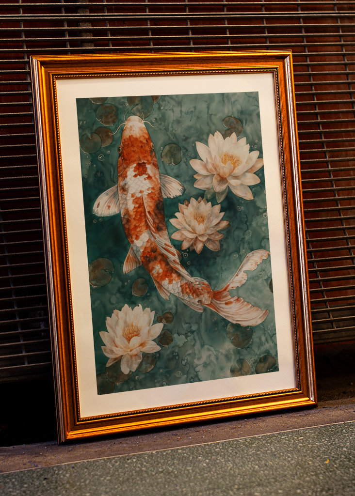 Peaceful Japan Koi Aquatic