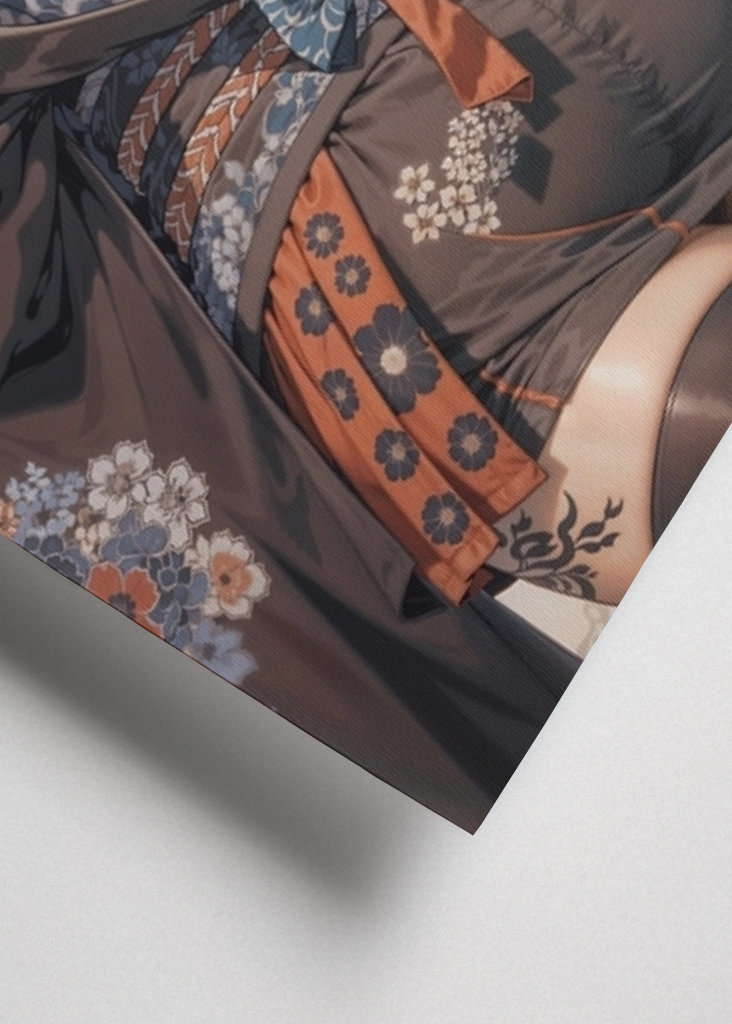 Japanese Tattoo Woman Kimono