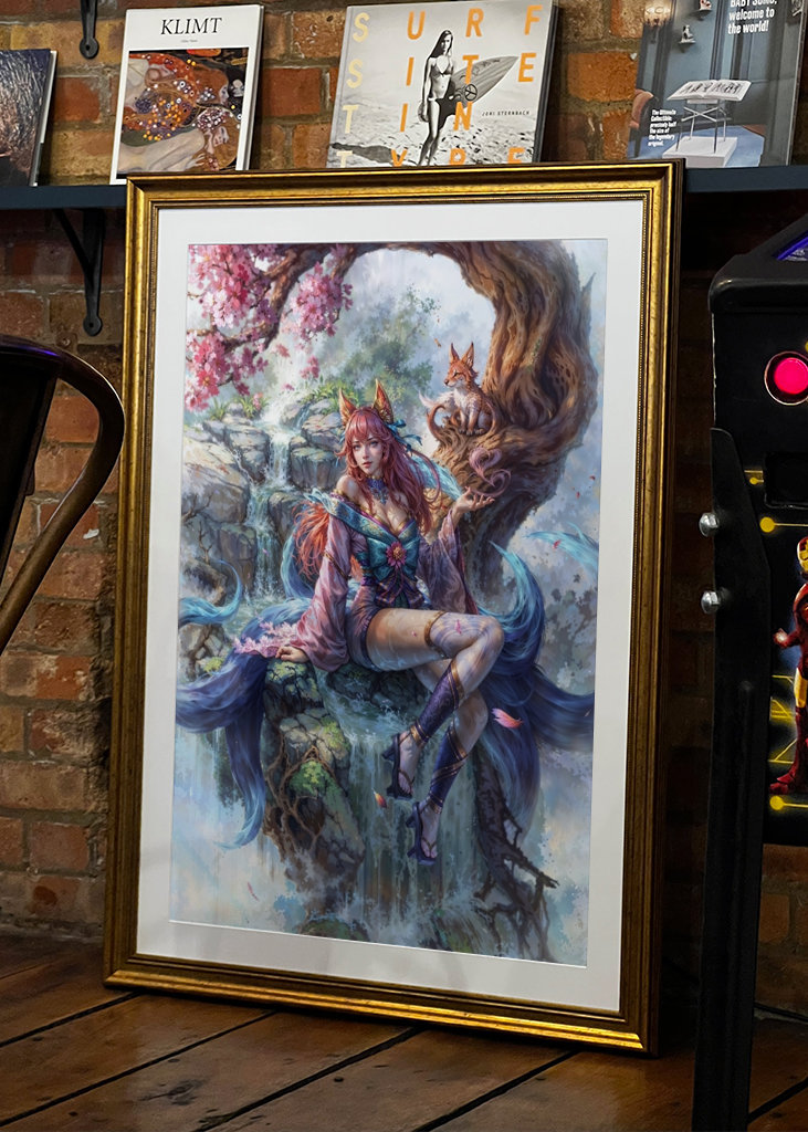 Anime Sakura Forest Kitsune