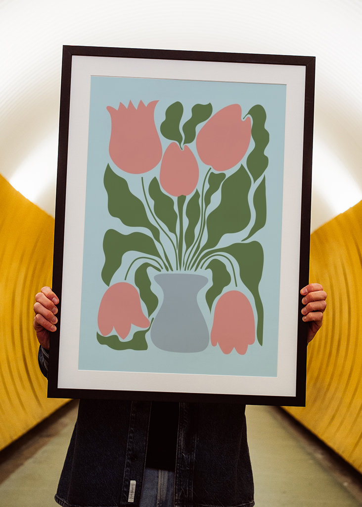 Tulips in vase