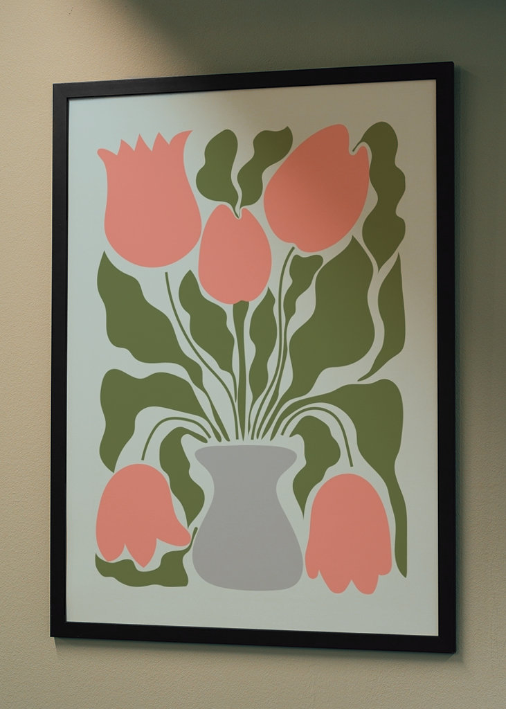 Tulips in vase