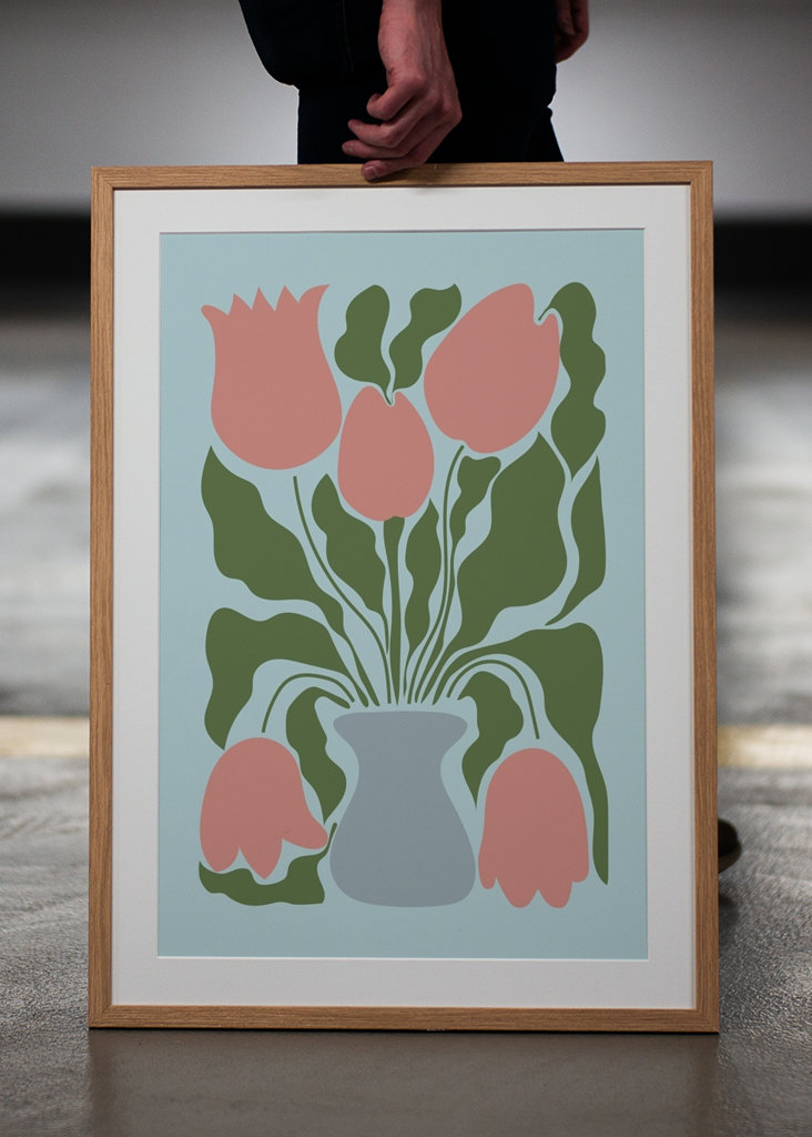 Tulips in vase
