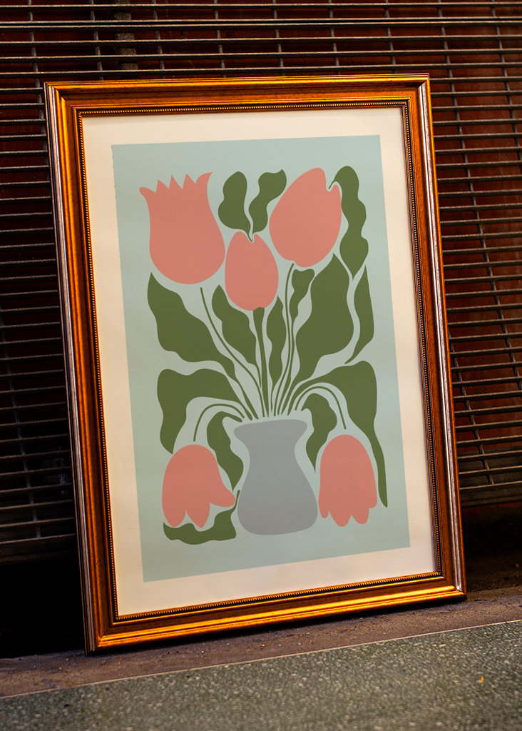 Tulips in vase