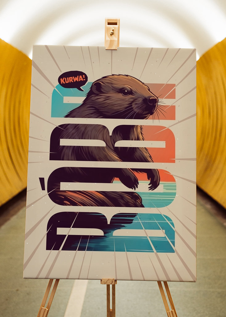 Bober Kurwa Polish Meme Art