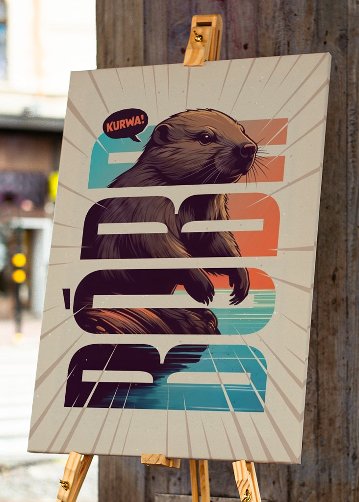 Bober Kurwa Polish Meme Art