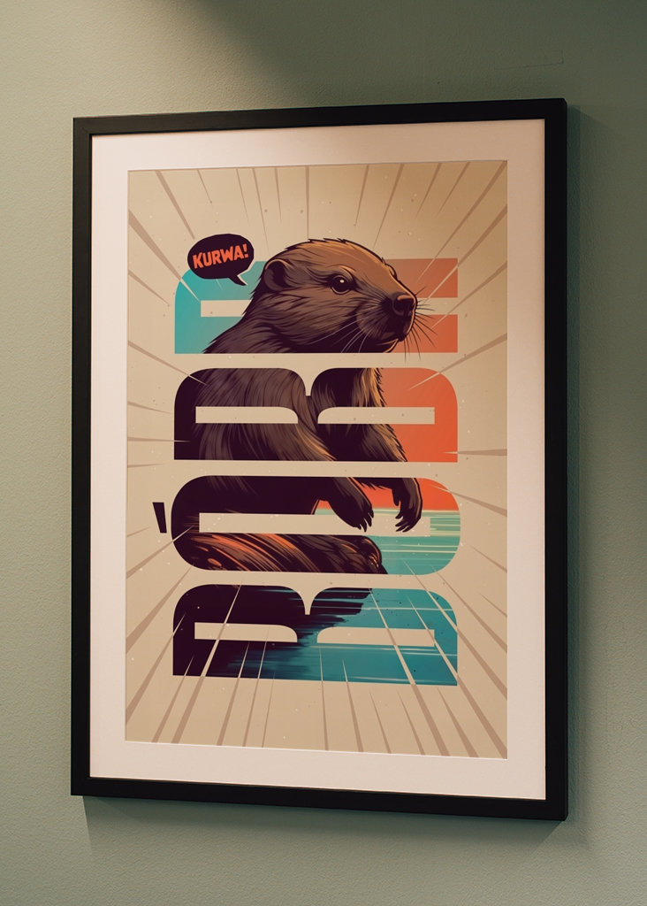 Bober Kurwa Polish Meme Art