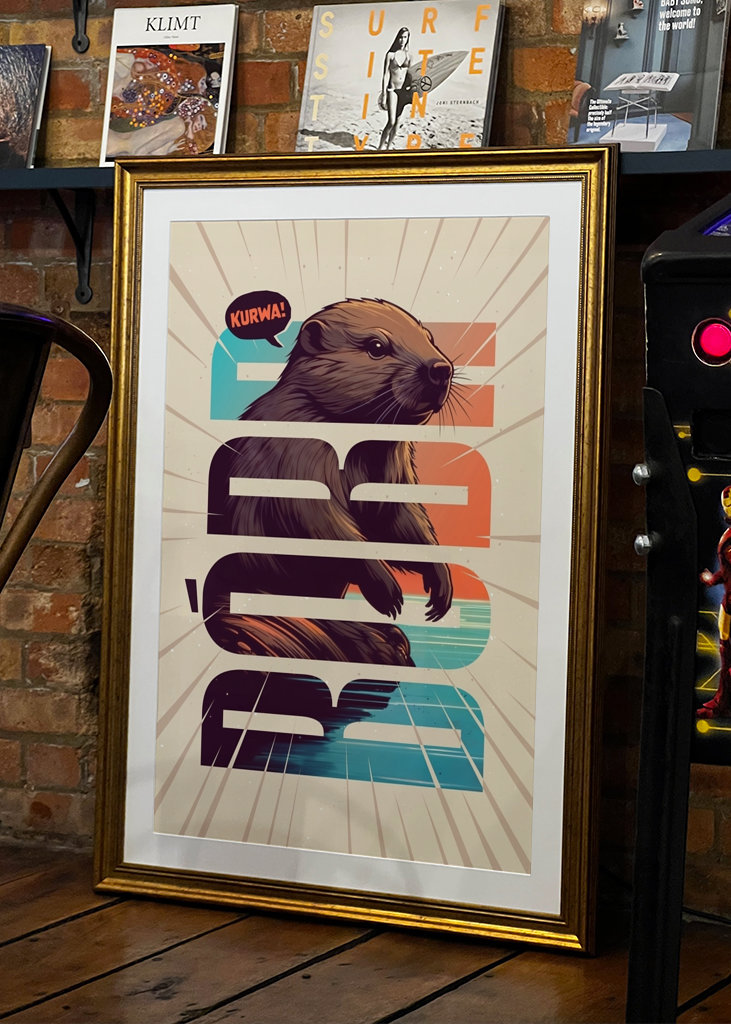 Bober Kurwa Polish Meme Art