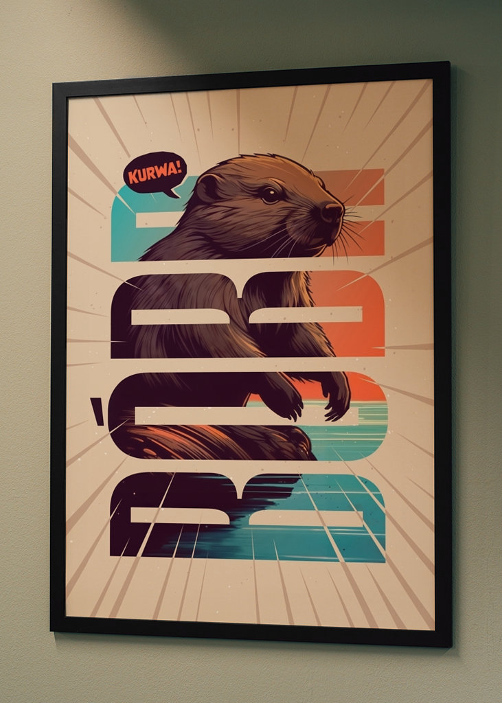 Bober Kurwa Polish Meme Art