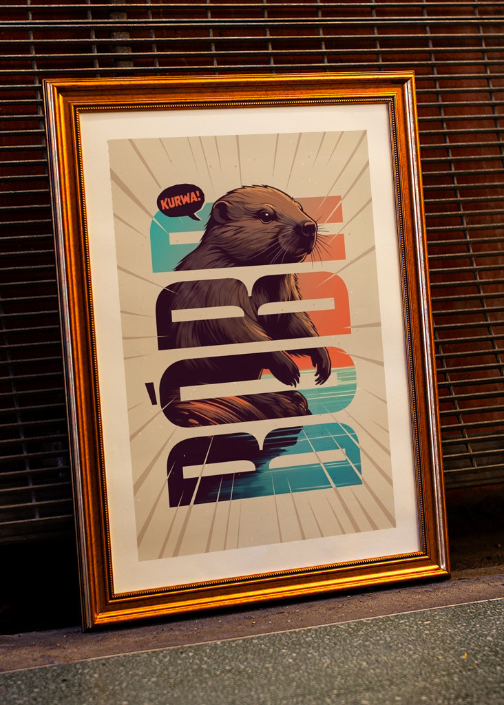 Bober Kurwa Polish Meme Art