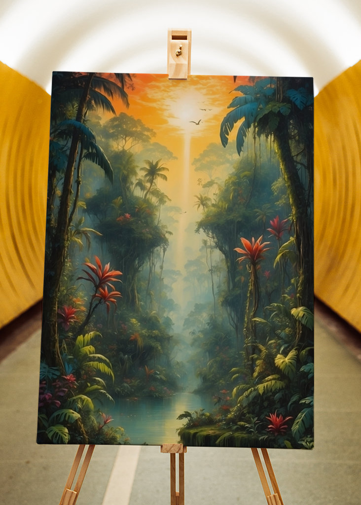 Sunset in the jungle II