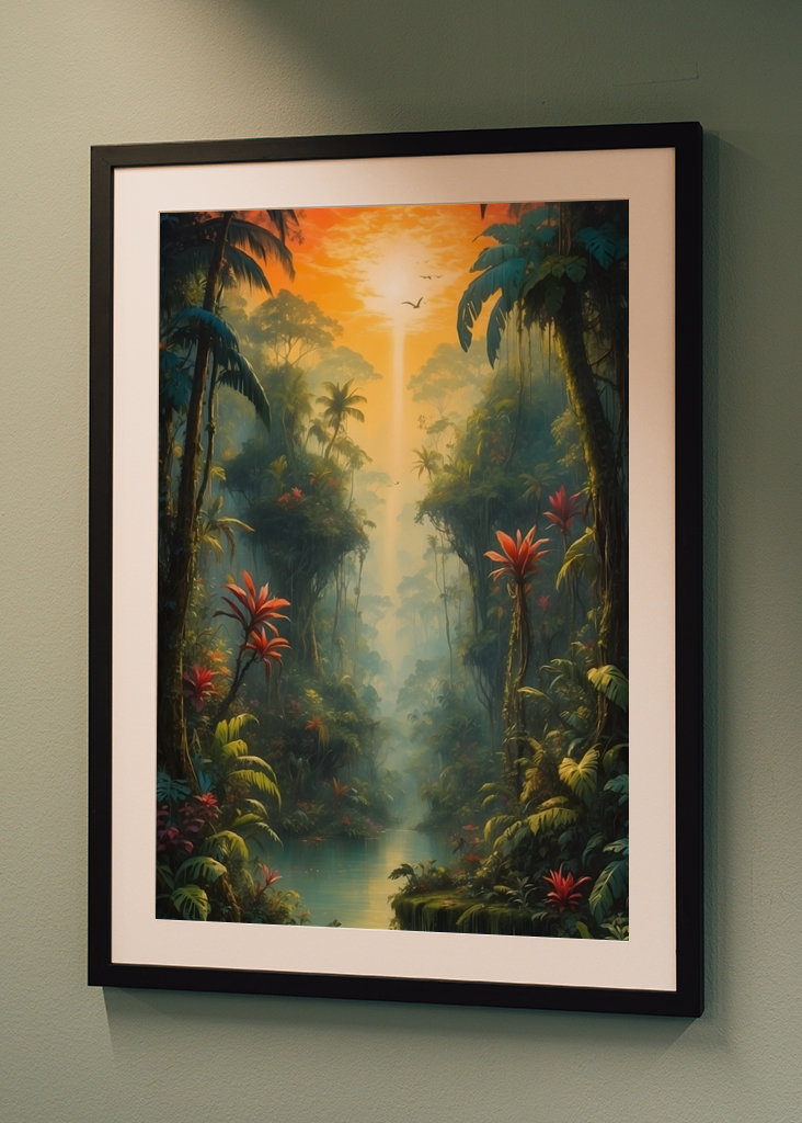 Sunset in the jungle II