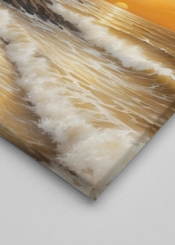 Solnedgang ved havet III