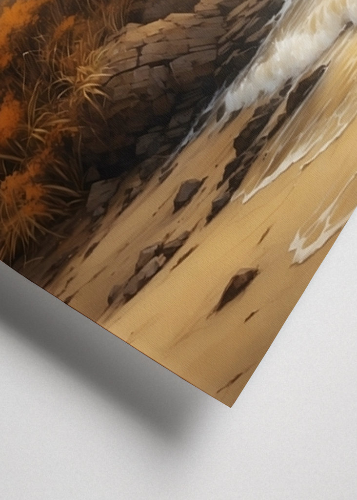 Solnedgang ved havet III