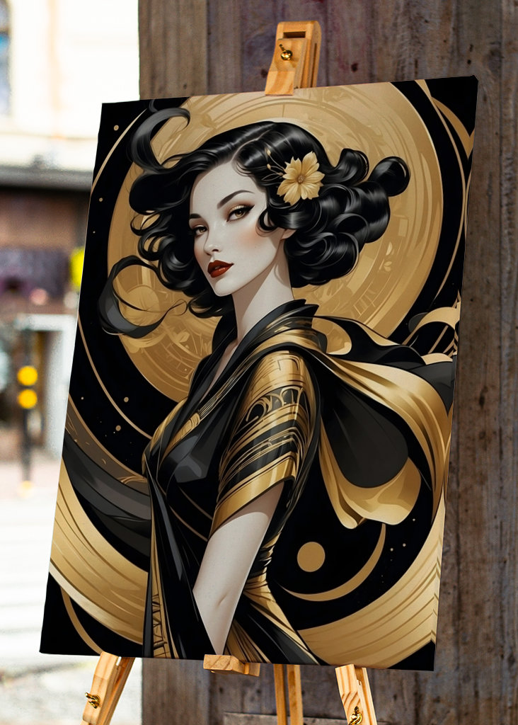 Art Deco - Frauenportrait